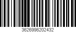 Código de barras (EAN, GTIN, SKU, ISBN): '3626996202432'