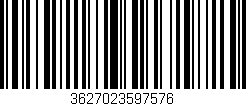 Código de barras (EAN, GTIN, SKU, ISBN): '3627023597576'