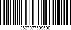 Código de barras (EAN, GTIN, SKU, ISBN): '3627077639680'