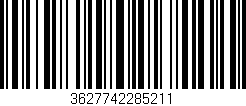 Código de barras (EAN, GTIN, SKU, ISBN): '3627742285211'
