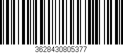 Código de barras (EAN, GTIN, SKU, ISBN): '3628430805377'