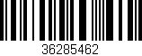 Código de barras (EAN, GTIN, SKU, ISBN): '36285462'