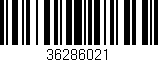 Código de barras (EAN, GTIN, SKU, ISBN): '36286021'