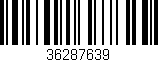 Código de barras (EAN, GTIN, SKU, ISBN): '36287639'