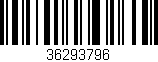 Código de barras (EAN, GTIN, SKU, ISBN): '36293796'
