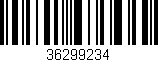 Código de barras (EAN, GTIN, SKU, ISBN): '36299234'