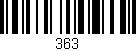 Código de barras (EAN, GTIN, SKU, ISBN): '363'