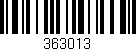 Código de barras (EAN, GTIN, SKU, ISBN): '363013'