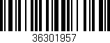 Código de barras (EAN, GTIN, SKU, ISBN): '36301957'