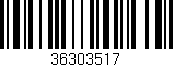 Código de barras (EAN, GTIN, SKU, ISBN): '36303517'