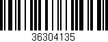 Código de barras (EAN, GTIN, SKU, ISBN): '36304135'