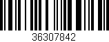 Código de barras (EAN, GTIN, SKU, ISBN): '36307842'