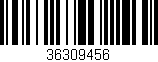 Código de barras (EAN, GTIN, SKU, ISBN): '36309456'
