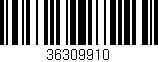 Código de barras (EAN, GTIN, SKU, ISBN): '36309910'