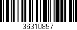 Código de barras (EAN, GTIN, SKU, ISBN): '36310897'