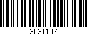 Código de barras (EAN, GTIN, SKU, ISBN): '3631197'