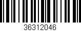 Código de barras (EAN, GTIN, SKU, ISBN): '36312046'