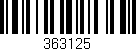 Código de barras (EAN, GTIN, SKU, ISBN): '363125'