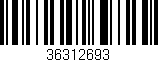Código de barras (EAN, GTIN, SKU, ISBN): '36312693'
