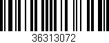 Código de barras (EAN, GTIN, SKU, ISBN): '36313072'