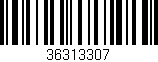 Código de barras (EAN, GTIN, SKU, ISBN): '36313307'