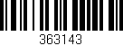 Código de barras (EAN, GTIN, SKU, ISBN): '363143'