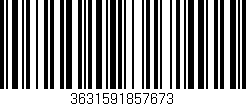 Código de barras (EAN, GTIN, SKU, ISBN): '3631591857673'