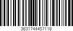 Código de barras (EAN, GTIN, SKU, ISBN): '3631744457118'