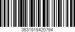 Código de barras (EAN, GTIN, SKU, ISBN): '3631919420794'