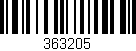 Código de barras (EAN, GTIN, SKU, ISBN): '363205'