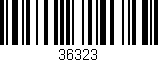 Código de barras (EAN, GTIN, SKU, ISBN): '36323'