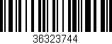 Código de barras (EAN, GTIN, SKU, ISBN): '36323744'