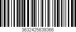 Código de barras (EAN, GTIN, SKU, ISBN): '3632425639366'