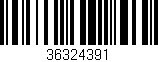 Código de barras (EAN, GTIN, SKU, ISBN): '36324391'