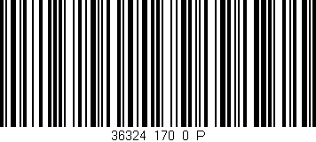Código de barras (EAN, GTIN, SKU, ISBN): '36324_170_0_P'