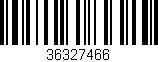 Código de barras (EAN, GTIN, SKU, ISBN): '36327466'