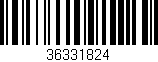 Código de barras (EAN, GTIN, SKU, ISBN): '36331824'