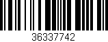 Código de barras (EAN, GTIN, SKU, ISBN): '36337742'