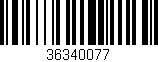 Código de barras (EAN, GTIN, SKU, ISBN): '36340077'