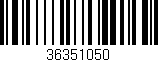 Código de barras (EAN, GTIN, SKU, ISBN): '36351050'