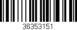 Código de barras (EAN, GTIN, SKU, ISBN): '36353151'