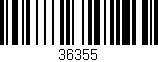 Código de barras (EAN, GTIN, SKU, ISBN): '36355'