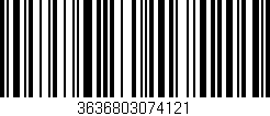 Código de barras (EAN, GTIN, SKU, ISBN): '3636803074121'
