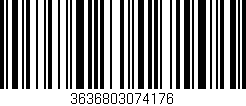 Código de barras (EAN, GTIN, SKU, ISBN): '3636803074176'