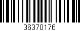 Código de barras (EAN, GTIN, SKU, ISBN): '36370176'