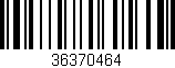 Código de barras (EAN, GTIN, SKU, ISBN): '36370464'