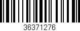 Código de barras (EAN, GTIN, SKU, ISBN): '36371276'