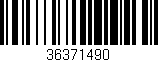 Código de barras (EAN, GTIN, SKU, ISBN): '36371490'