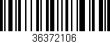 Código de barras (EAN, GTIN, SKU, ISBN): '36372106'