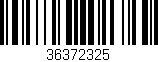 Código de barras (EAN, GTIN, SKU, ISBN): '36372325'